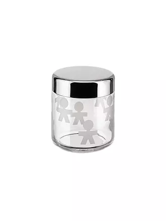ALESSI | Vorratsdose aus Glas GIROTONDO 0,75L Edelstahl | 